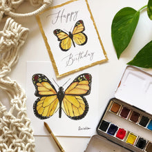 Load image into Gallery viewer, Monarch Butterfly Watercolor
